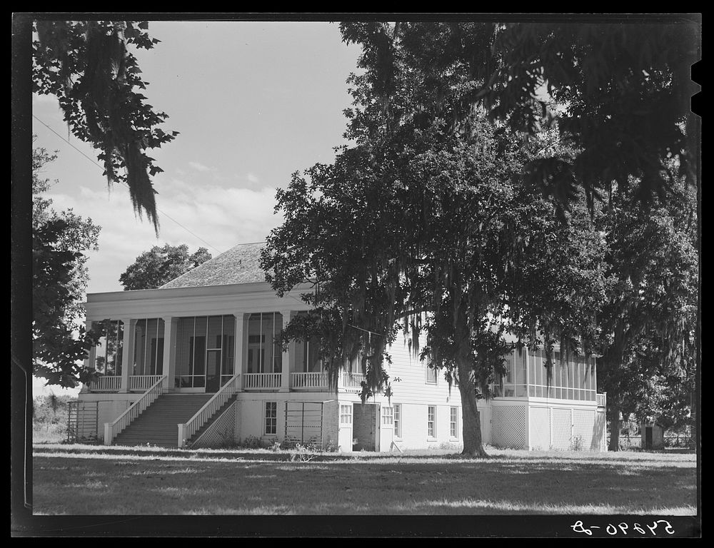 [Untitled photo, possibly related to: The project manager's home. Terrebonne Project, Schriever, Louisiana]. Sourced from…