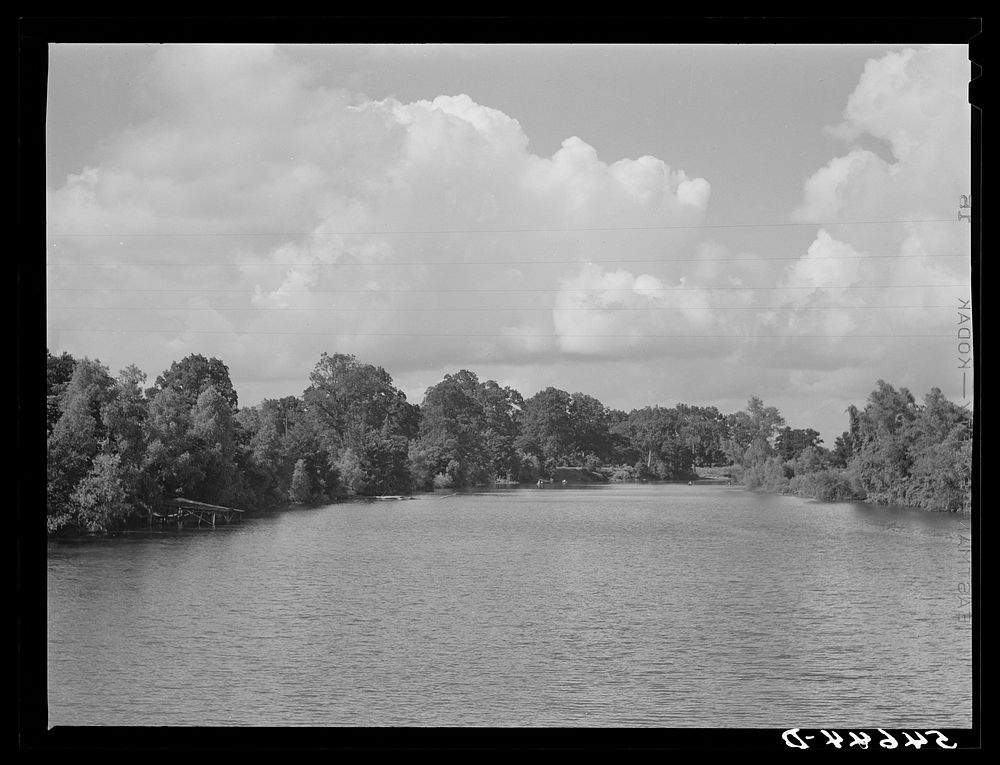 Melrose, Natchitoches Parish, Louisiana. The Cane River. Sourced from the Library of Congress.