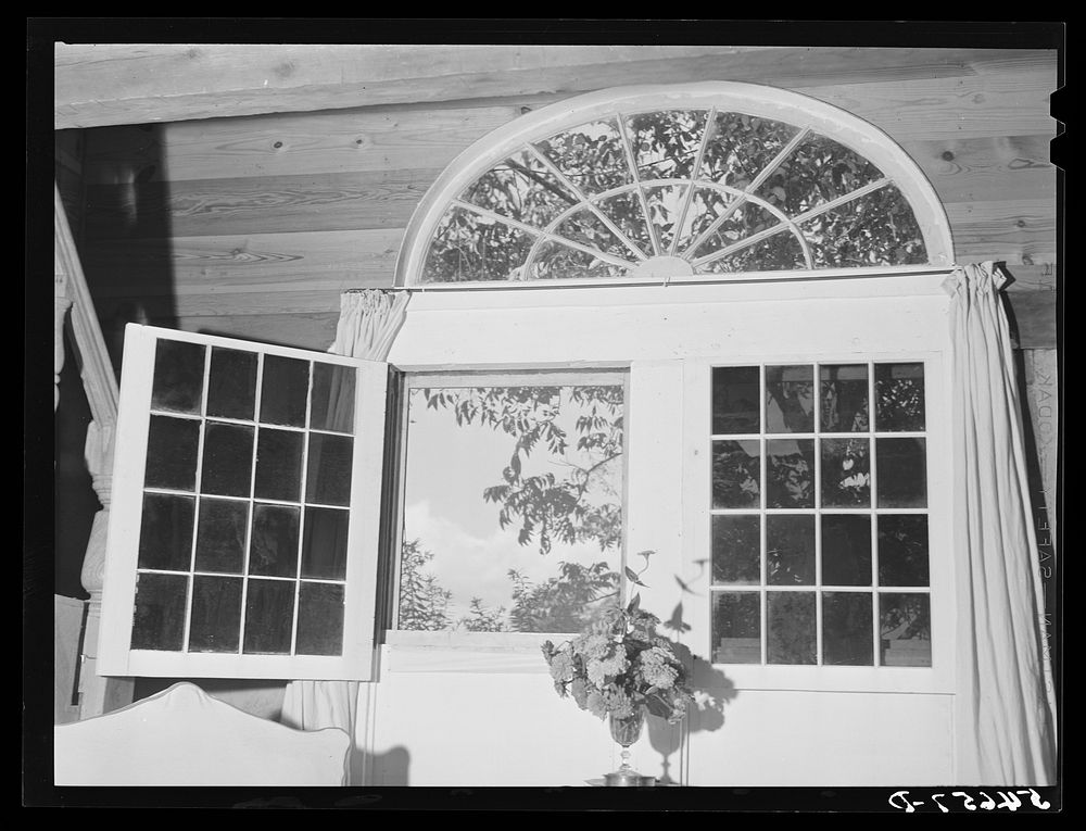Melrose, Natchitoches Parish, Louisiana. Window in house built by mulattoes on John Henry Plantation. Sourced from the…