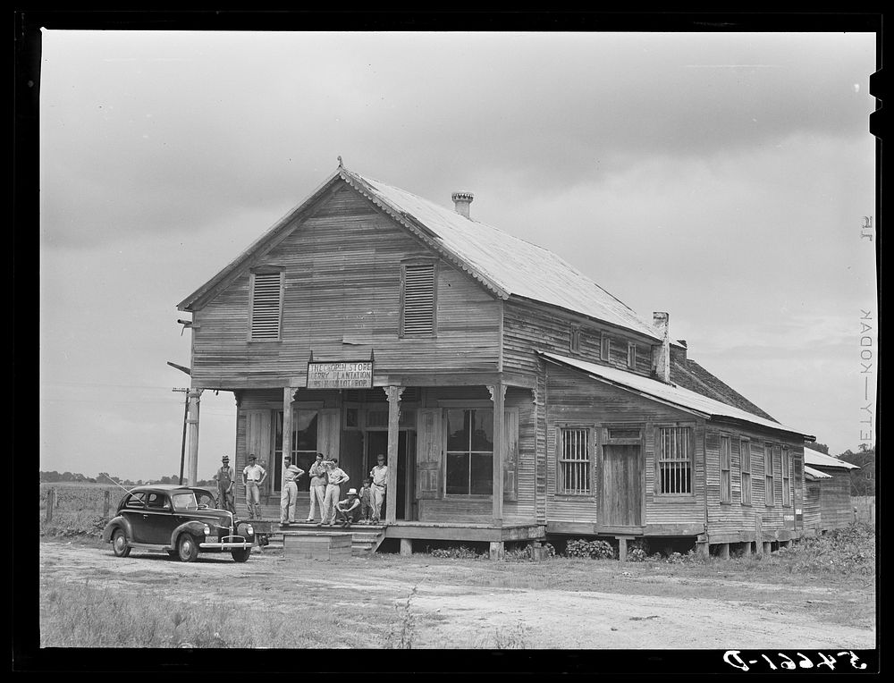 Melrose, Natchitoches Parish, Louisiana. Old cotton plantation store. "Chopin" store, Derry Plantation. Sourced from the…