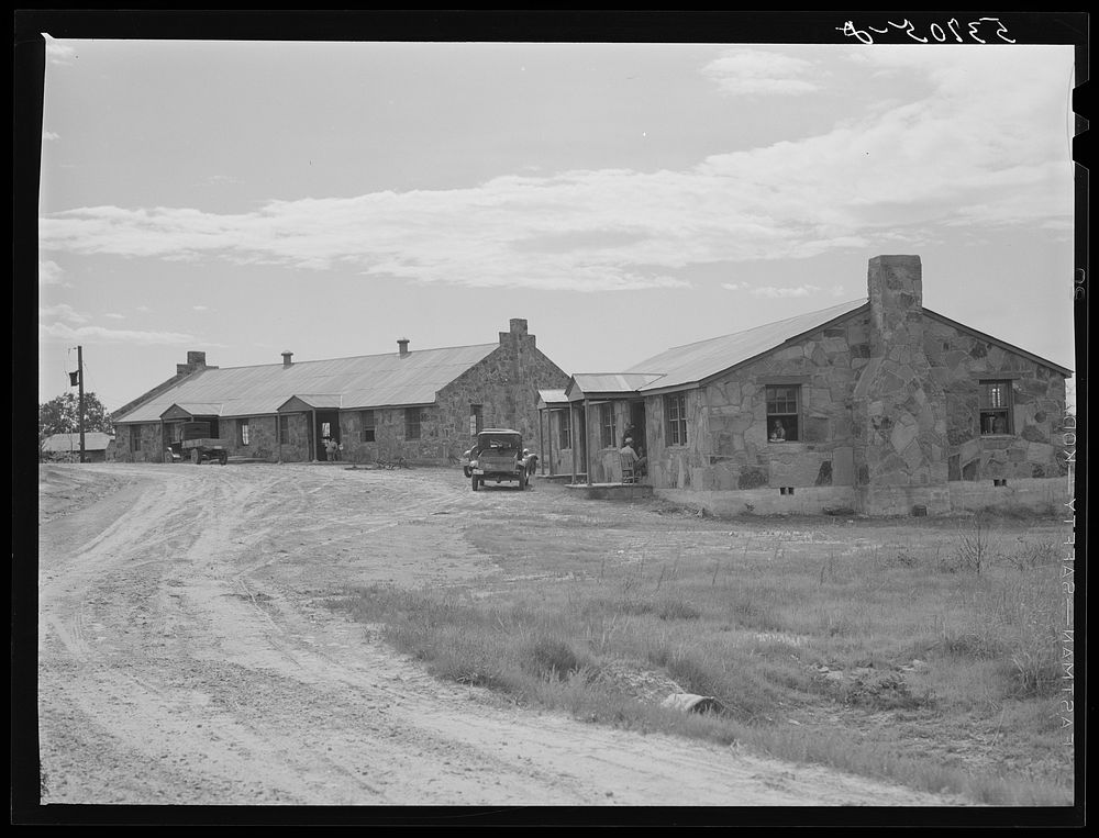 Community service center, Faulkner County, Centerville, Arkansas. Established with aid of FSA (Farm Security Administration)…