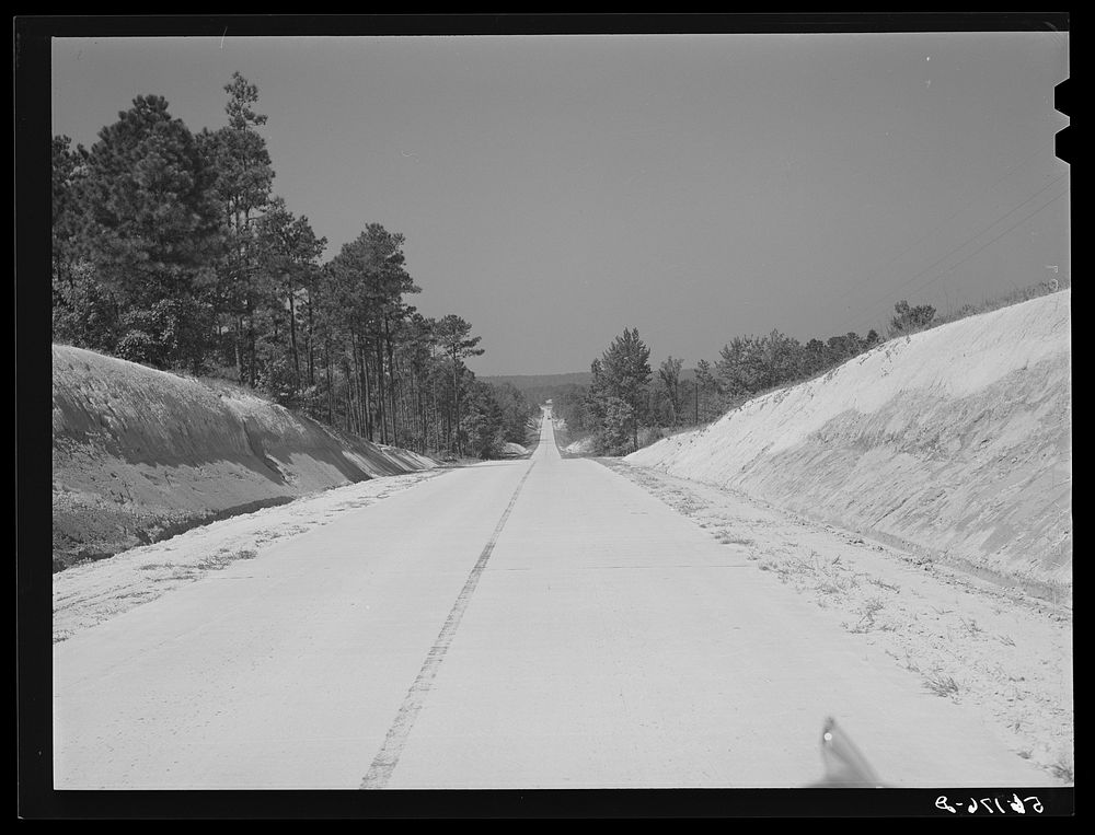 Seaforth (vicinity), North Carolina. A Highway. Sourced from the Library of Congress.