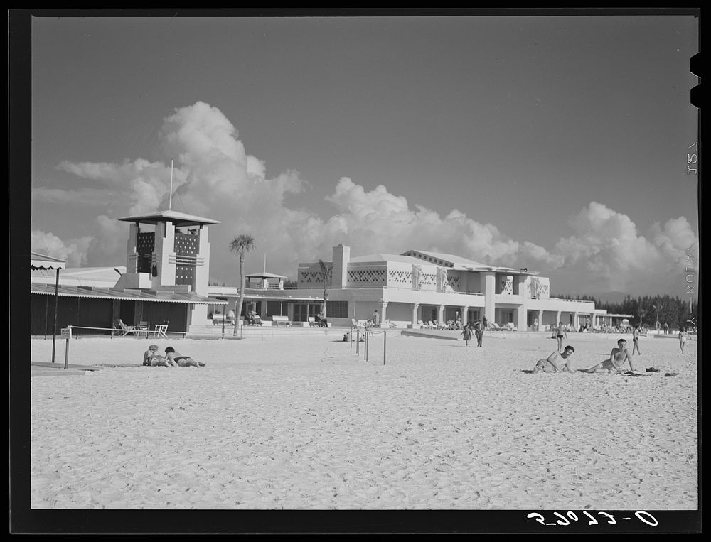 Lido Beach casino. Sarasota, Florida. Sourced from the Library of Congress.