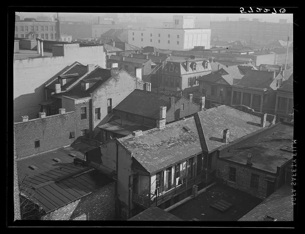 Old buildings. New Orleans, Louisiana. Sourced from the Library of Congress.