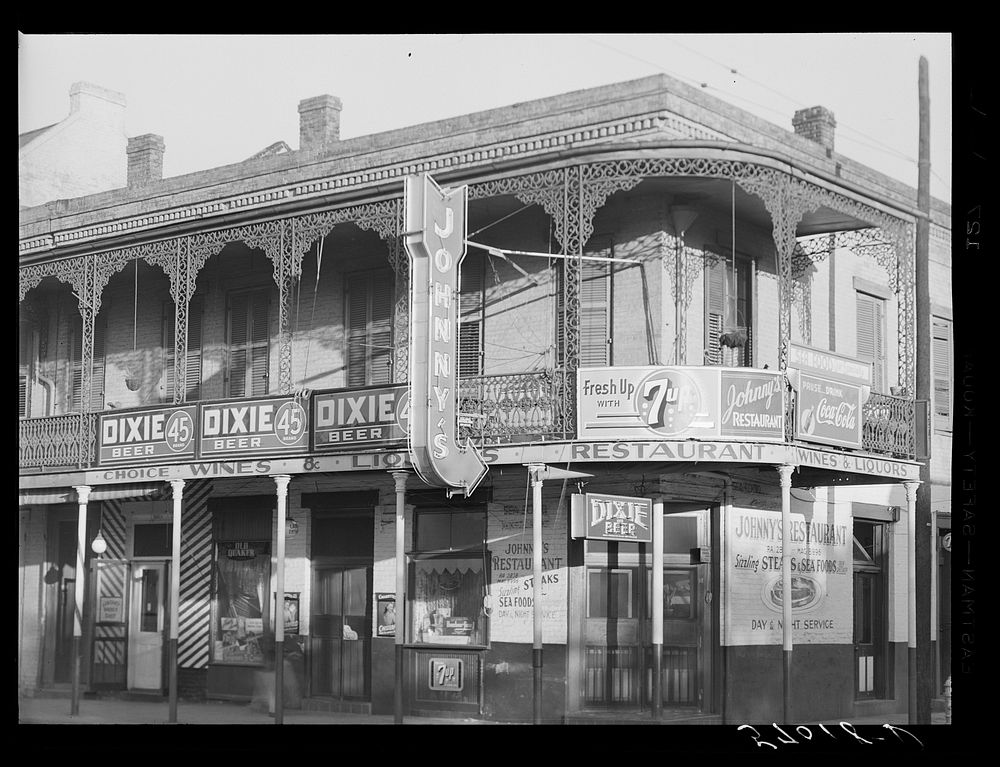 Old building. New Orleans, Louisiana. Sourced from the Library of Congress.