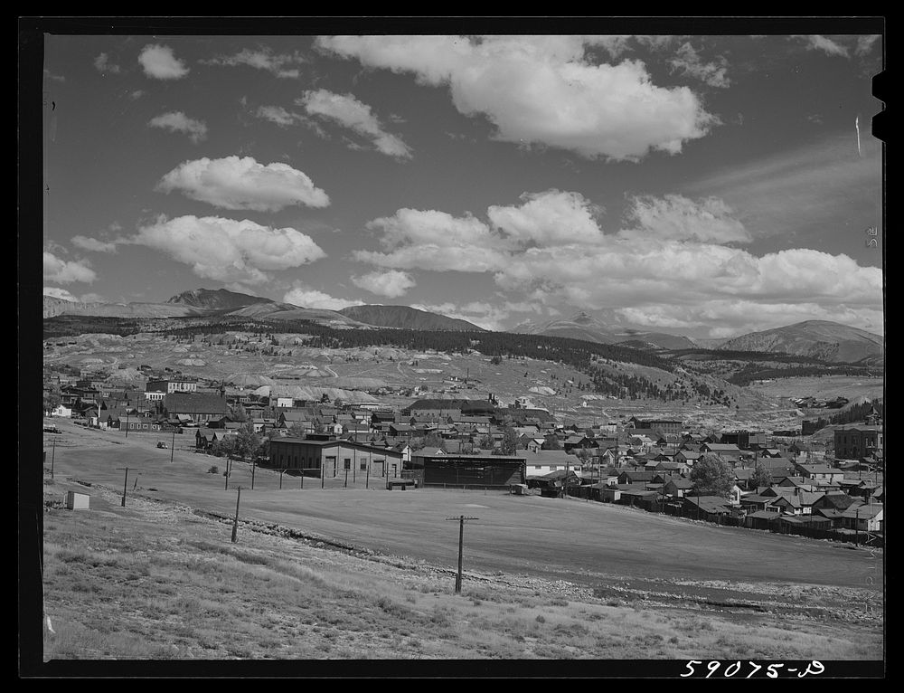 Old mining town. Leadville, Colorado. Sourced from the Library of Congress.