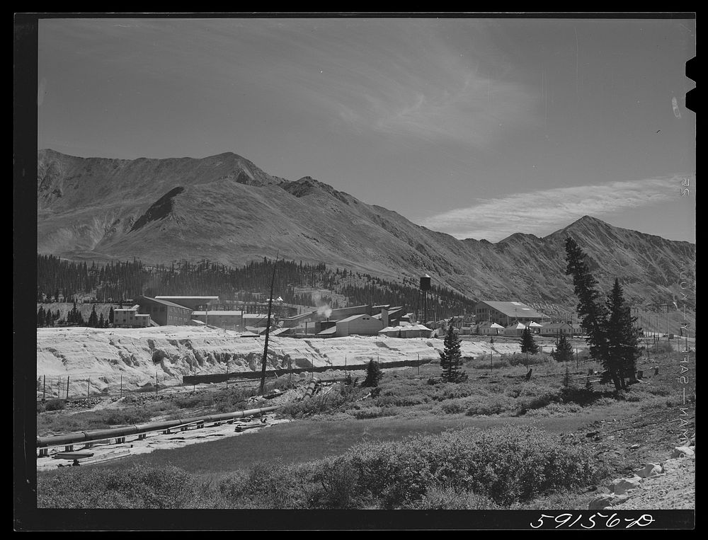 [Untitled photo, possibly related to: Molybdenum Company mine. Climax Colorado]. Sourced from the Library of Congress.