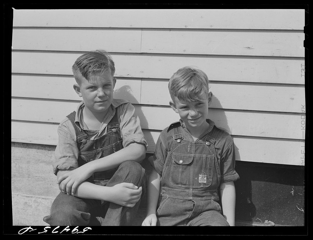 Sons of Harvey Renninger, member of FSA (Farm Security Administration) co-op. Two River Non-Stock Cooperative, Waterloo…