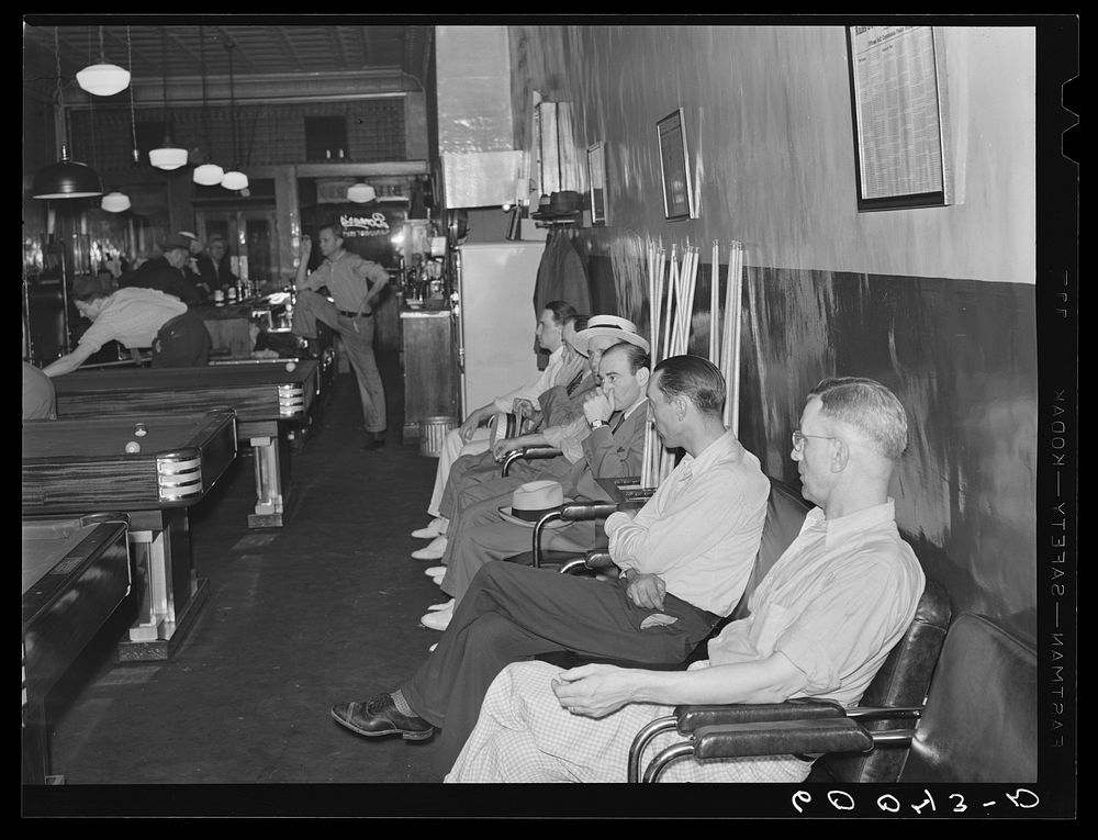 Pool hall. Elkins, West Virginia. | Free Photo - rawpixel