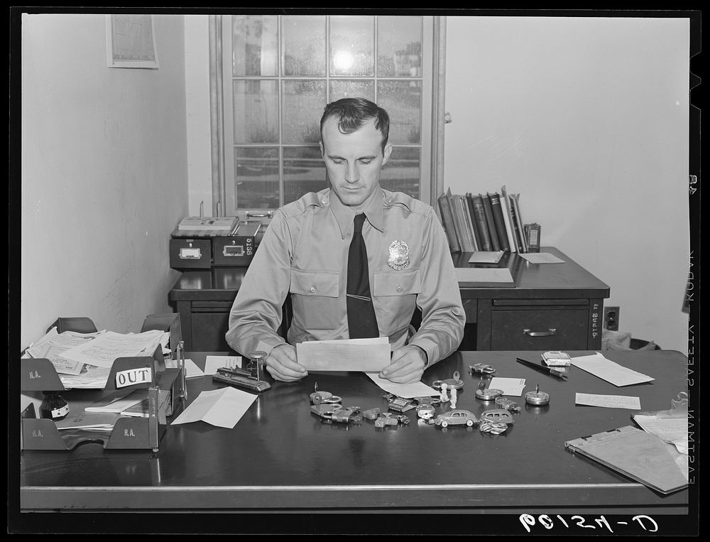 Chief of police. Greendale, Wisconsin. Sourced from the Library of Congress.