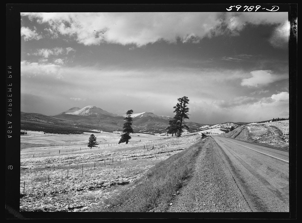 Highway southwest of Denver, Colorado. Sourced from the Library of Congress.