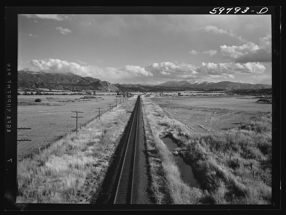 Buena Vista (vicinity), Colorado. The Sawatch mountains. Sourced from the Library of Congress.