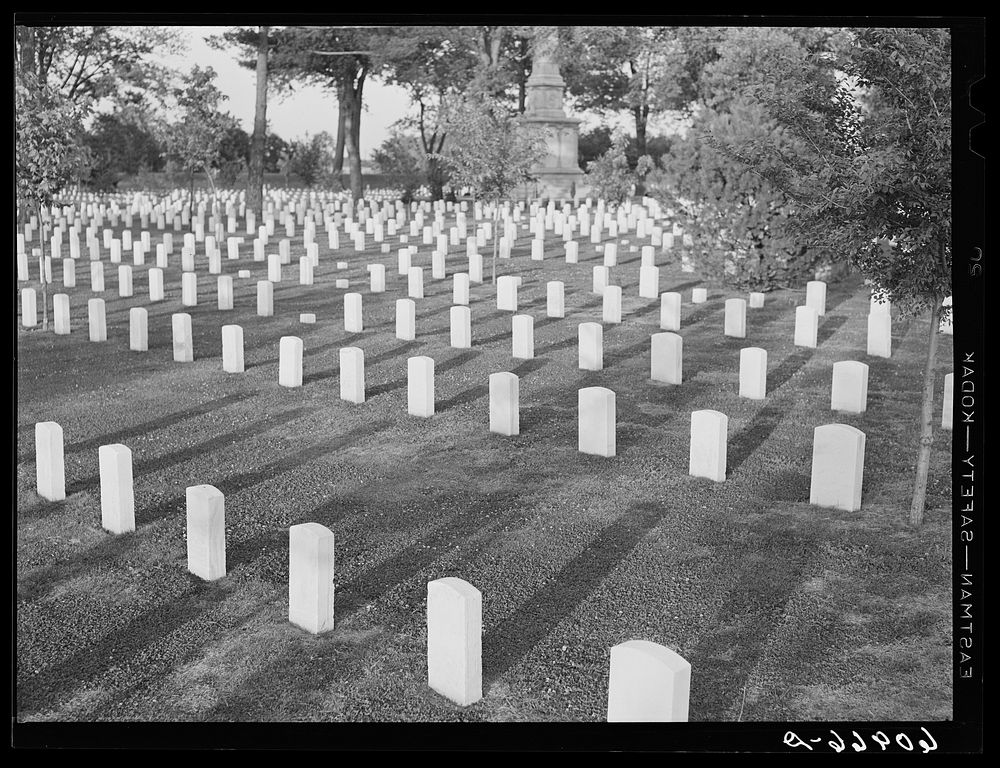 National cemetery. Cairo, Illinois. Sourced from the Library of Congress.