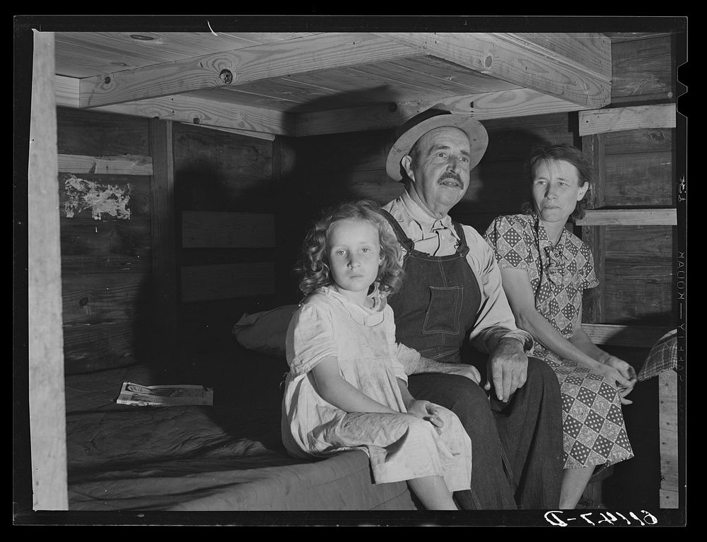 Family of migrant fruit workers. Berrien County, Michigan. Sourced from the Library of Congress.