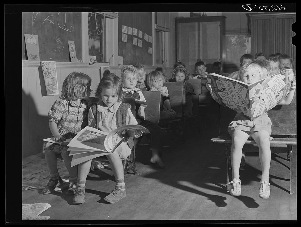 [Untitled photo, possibly related to: Nursery school operated for migratory children by Women's Council for Home Missions.…