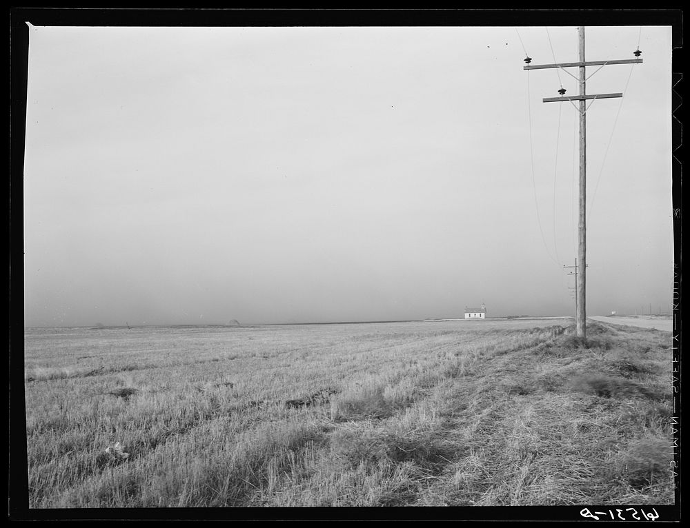Dust storm. Ramsey County, North Dakota. Sourced from the Library of Congress.