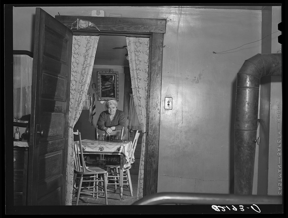 Wife of steelworker. Ambridge, Pennsylvania. Sourced from the Library of Congress.