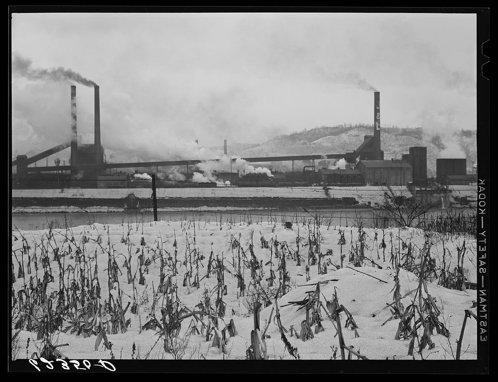 [Untitled photo, possibly related to: Jones and Laughlin Steel Company, Aliquippa, Pennsylvania]. Sourced from the Library…