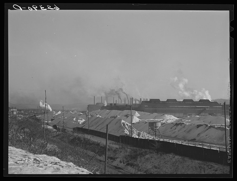 Steel plant. Midland, Pennsylvania. Sourced from the Library of Congress.