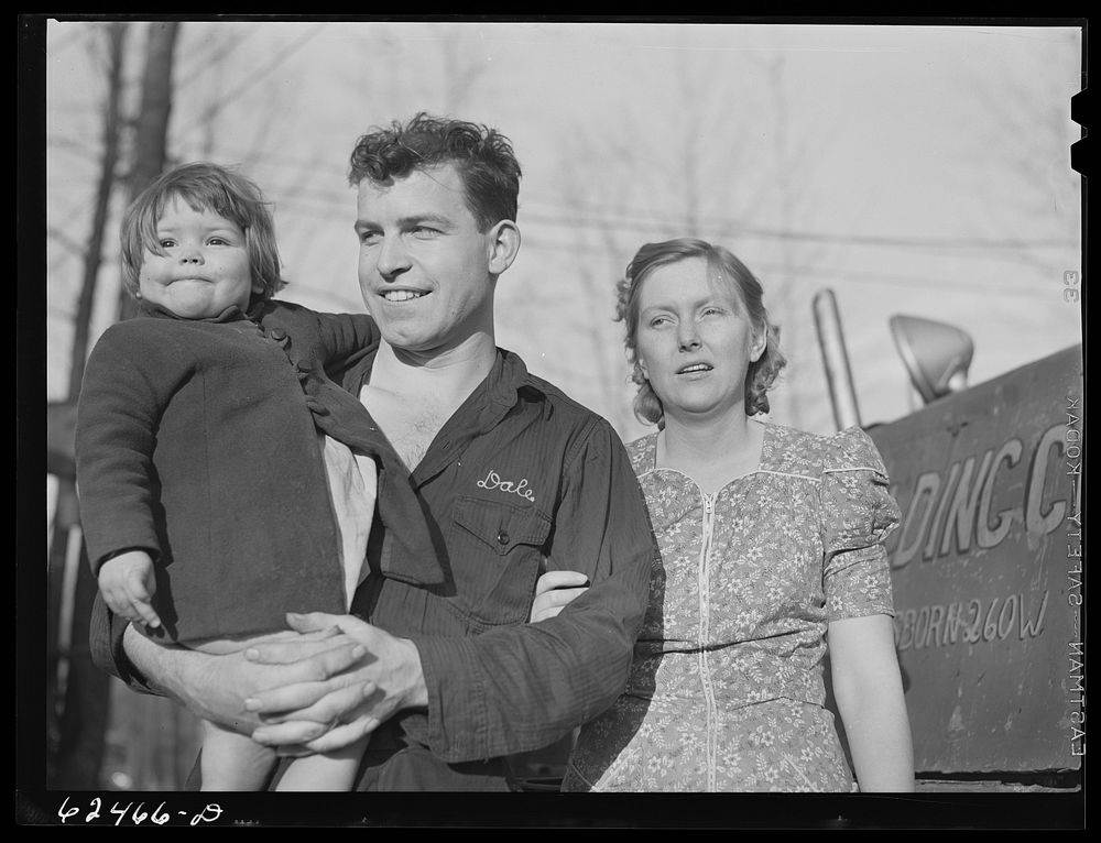 Construction worker from Ohio who lives in trailer with his family. Portsmouth, Virginia. Sourced from the Library of…