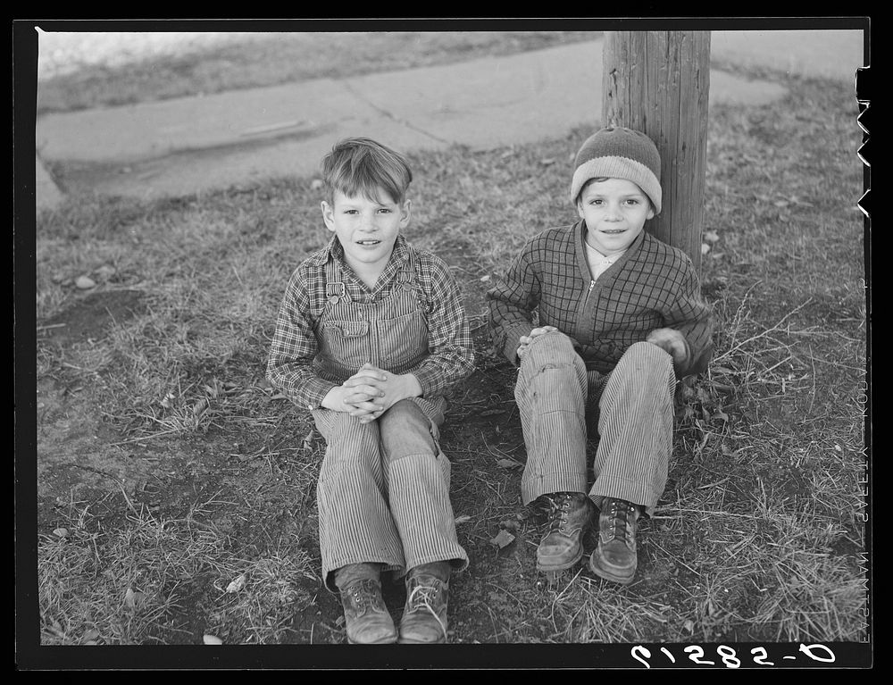 Boys who live in Aberdeen, South Dakota. Sourced from the Library of Congress.