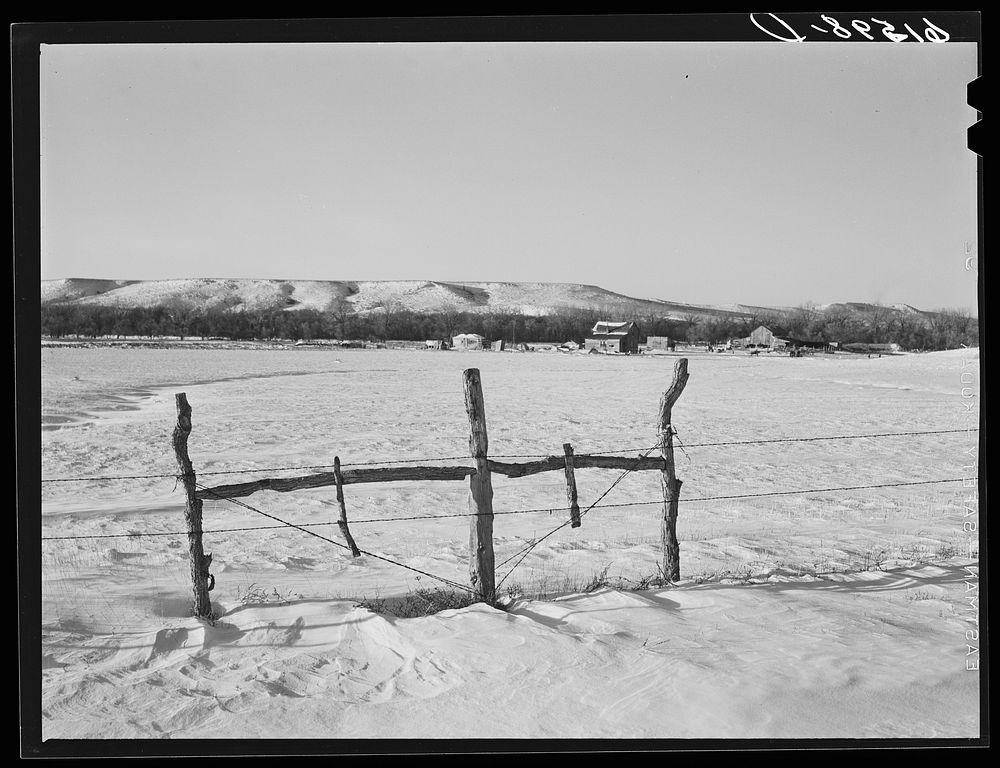 Farm in Mellette County, South Dakota. Sourced from the Library of Congress.
