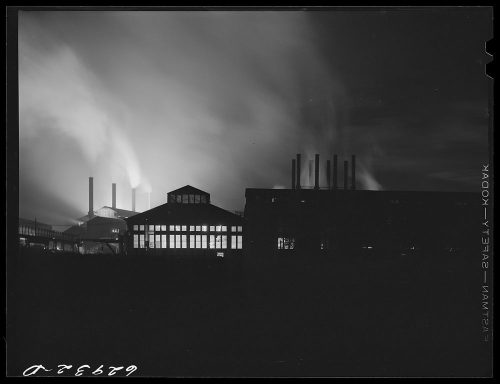 [Untitled photo, possibly related to: Jones Laughlin steel company. Pittsburgh, Pennsylvania]. Sourced from the Library of…