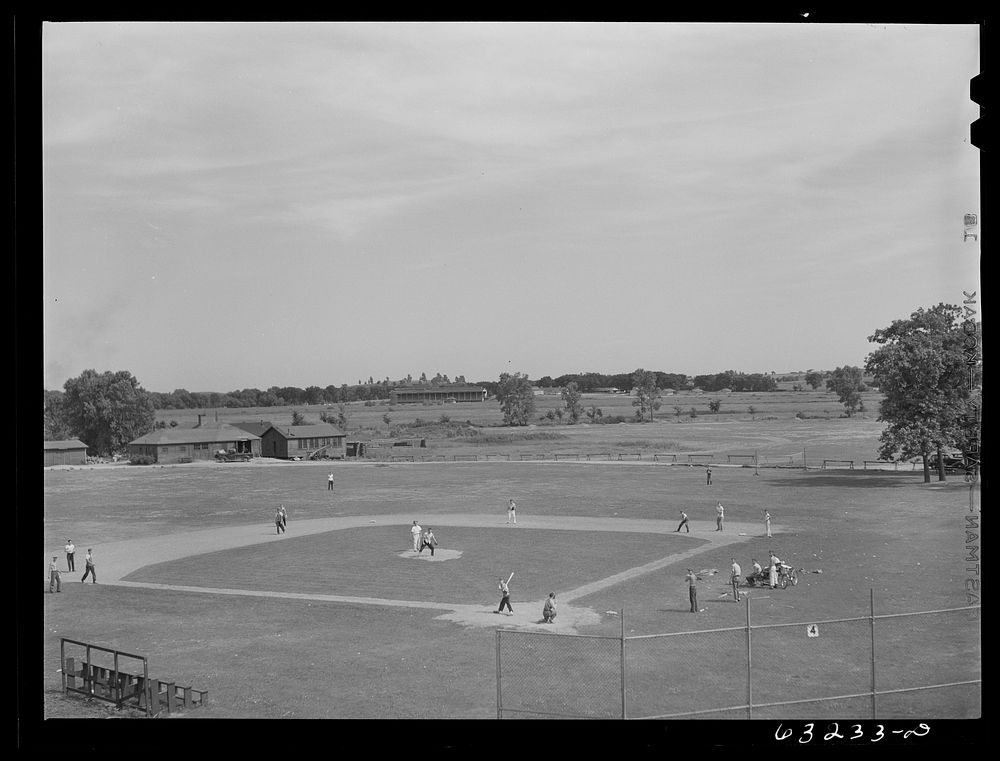 Ball game. Madison, Wisconsin. Sourced from the Library of Congress.