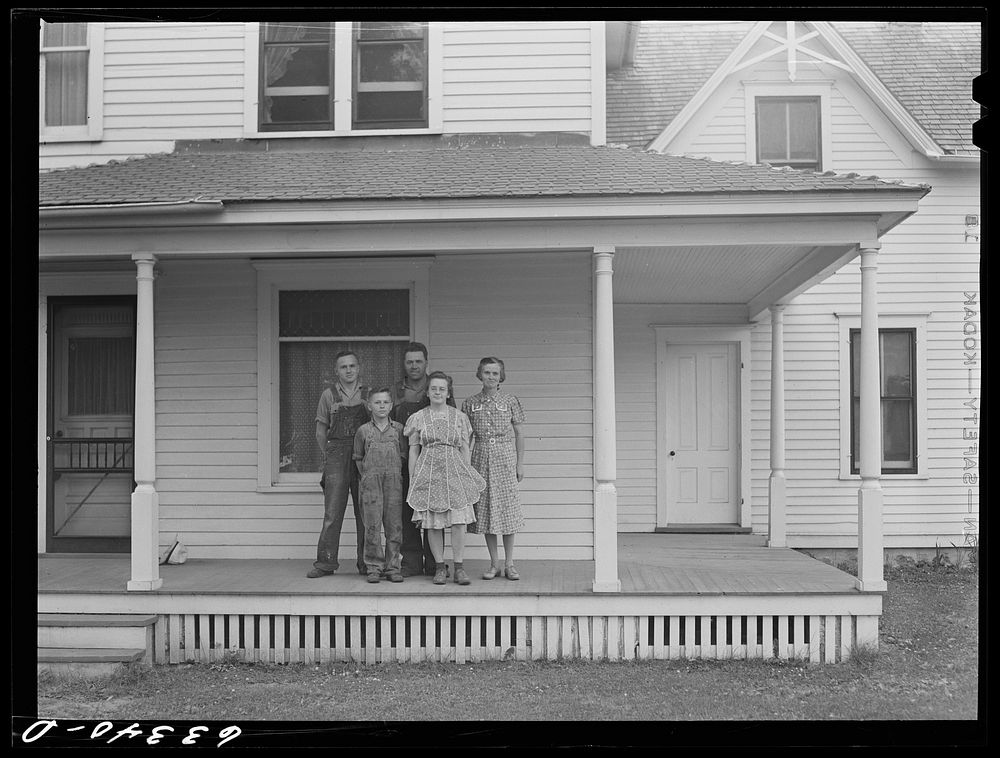 [Untitled photo, possibly related to: FSA (Farm Security Administration) tenant purchase borrower and family. Freeborn…