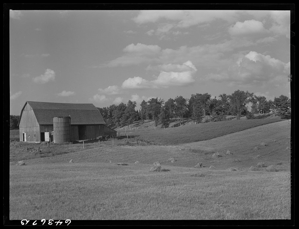 Farmland. Shawano County, Wisconsin. Sourced from the Library of Congress.
