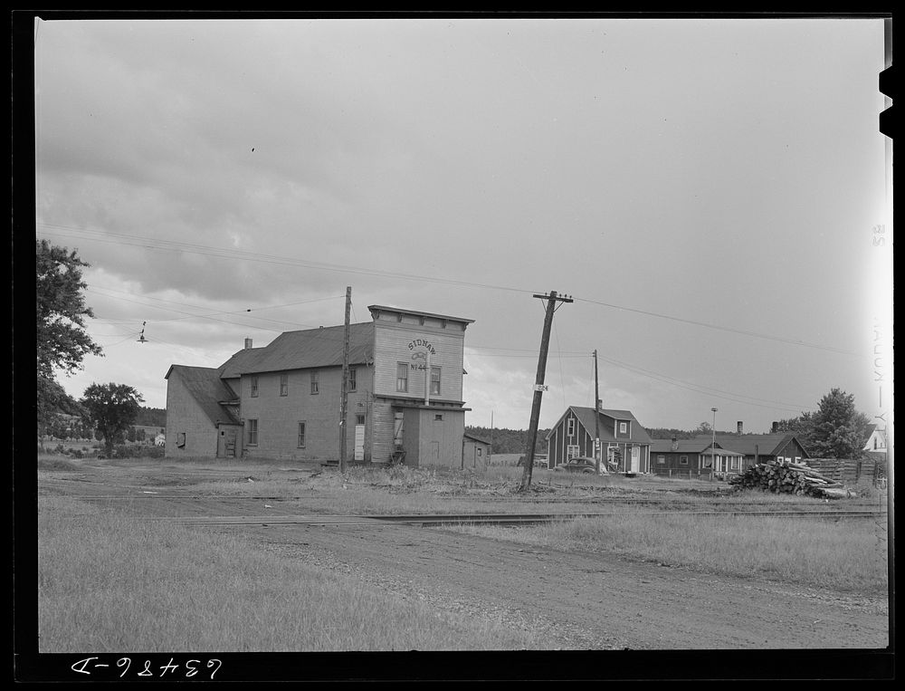 Sidnaw, Michigan. Upper penninsula lumber town. Sourced from the Library of Congress.