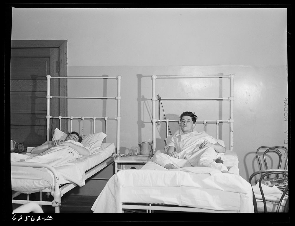 [Untitled photo, possibly related to: Charity ward. Saint Vincent's Hospital. Norfolk, Virginia]. Sourced from the Library…