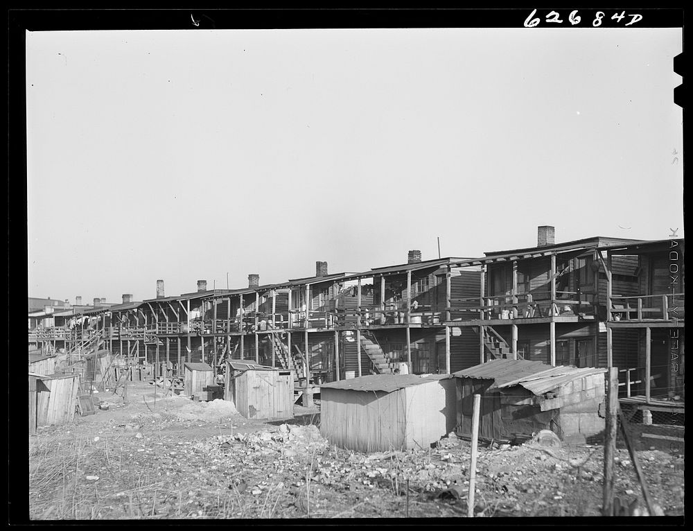 Back doors. Newport News, Virginia. Sourced from the Library of Congress.