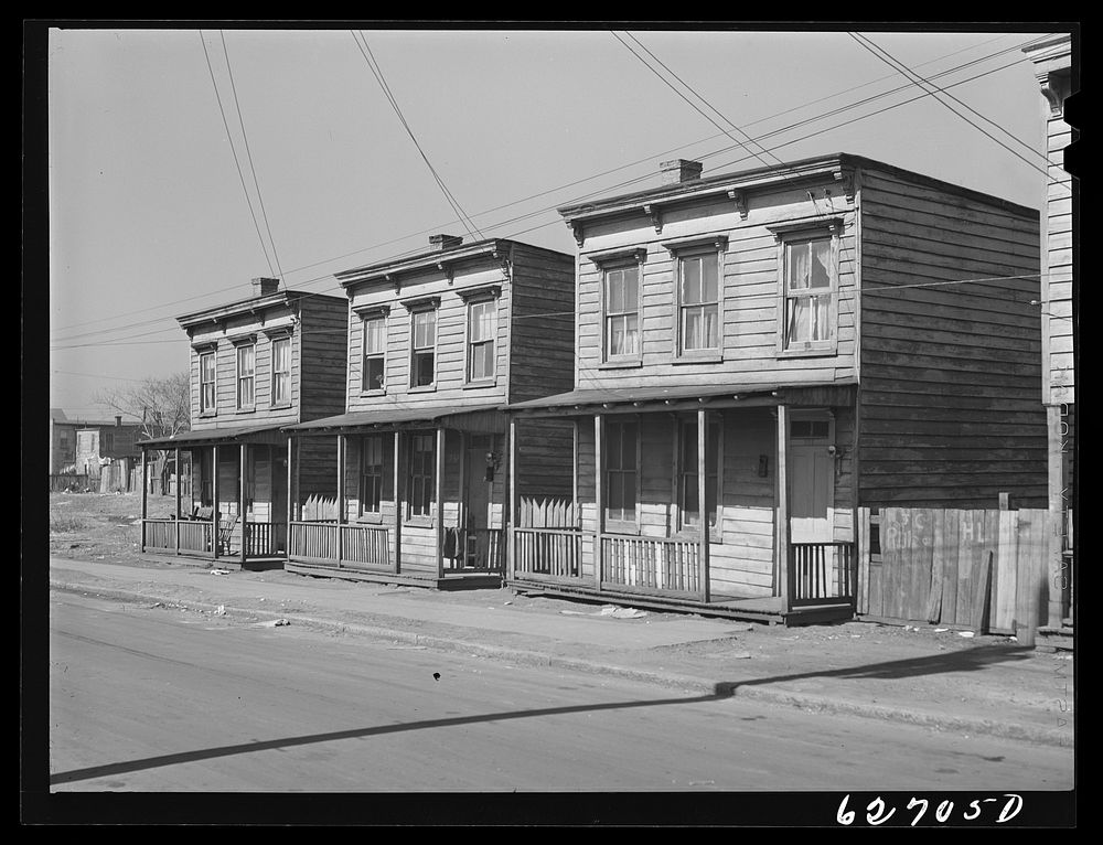 [Untitled photo, possibly related to: Houses occupied by defense workers. Norfolk, Virginia]. Sourced from the Library of…