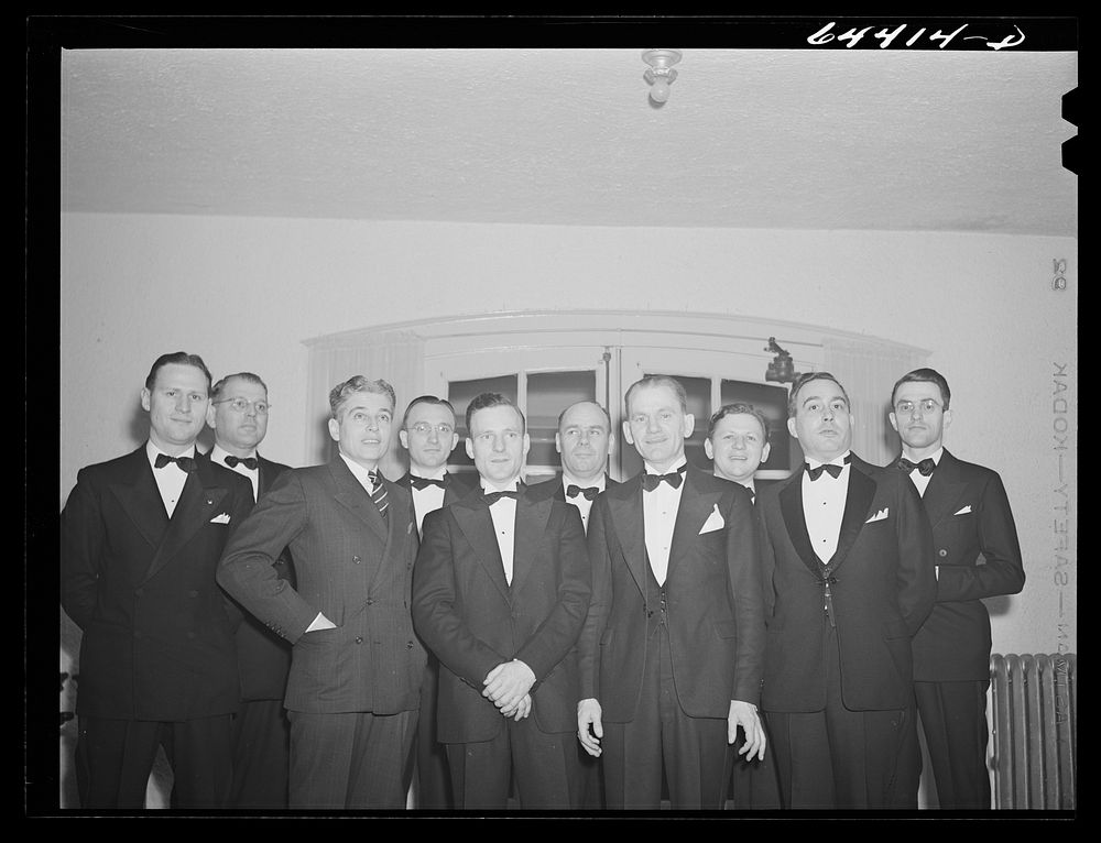 Portsmouth, Ohio. Officers of the Elks. Sourced from the Library of Congress.