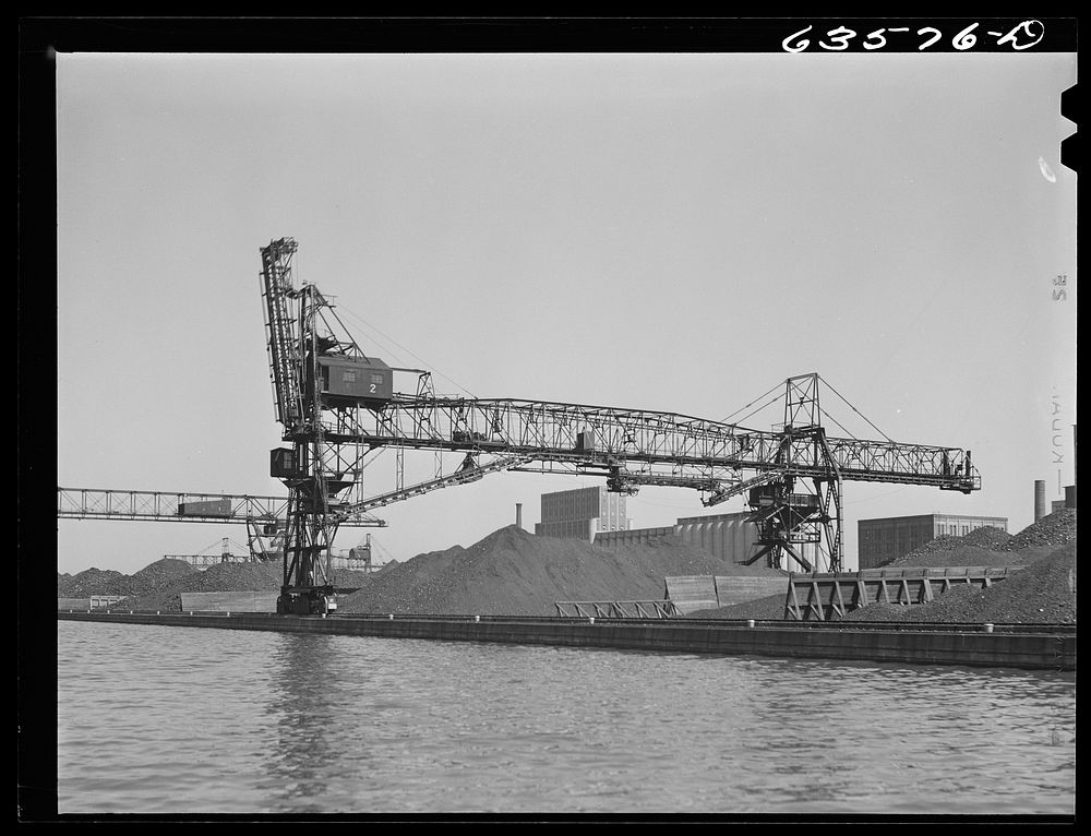 Coal docks. Duluth, Minnesota. Sourced from the Library of Congress.