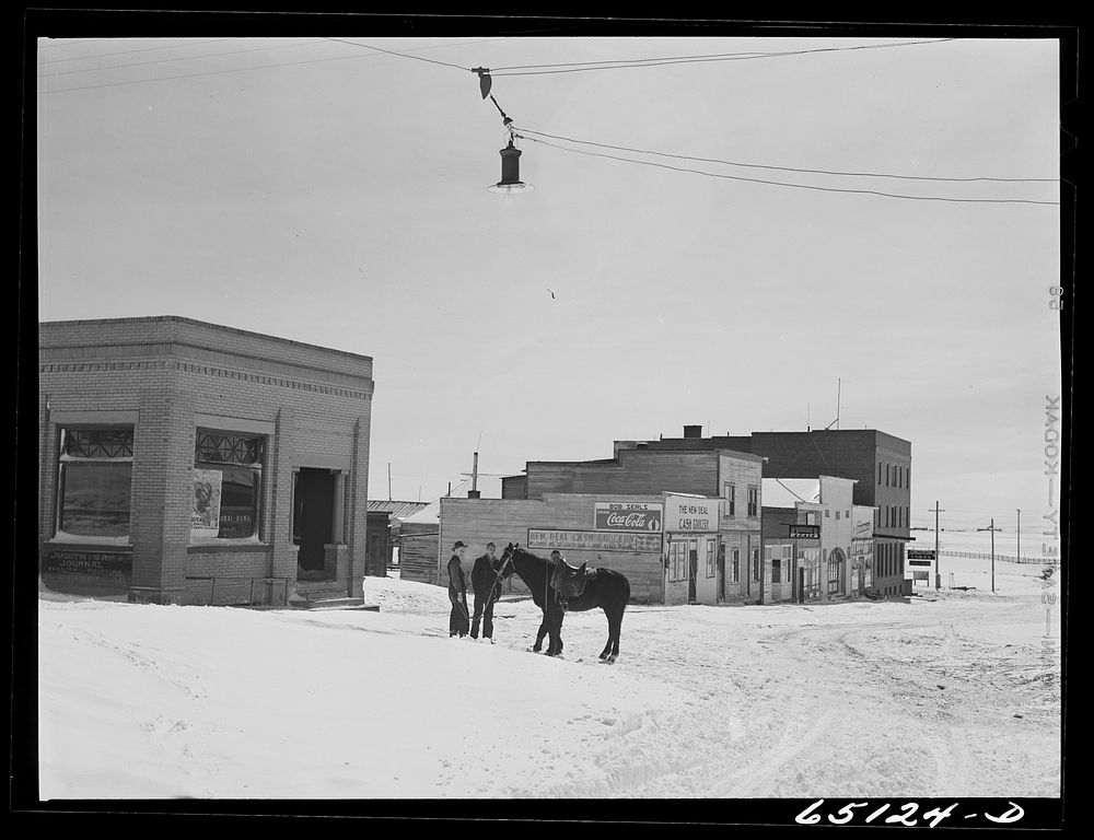 Judith Gap, Montana. Sourced from the Library of Congress.
