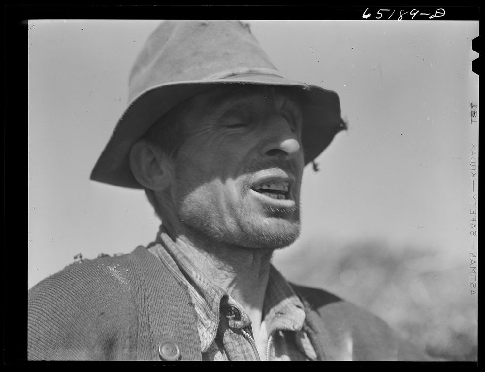 [Untitled photo, possibly related to: Flathead Valley special area project, Montana. Mr. Ballinger, FSA (Farm Security…