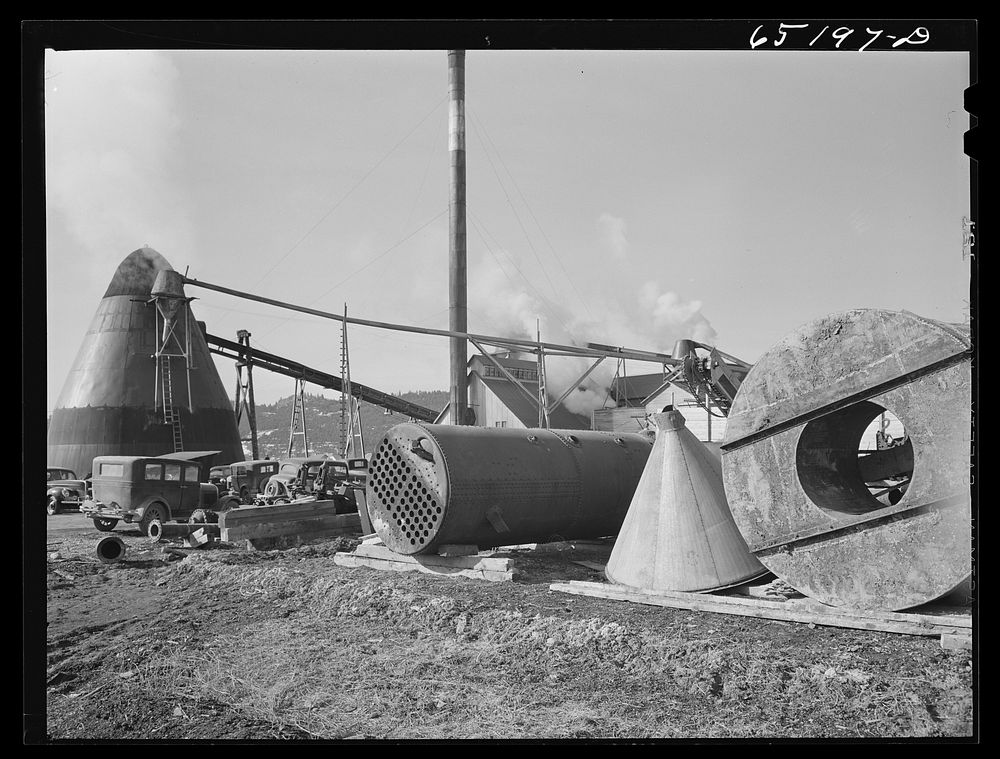 [Untitled photo, possibly related to: Kalispell, Montana. Flathead Valley special area project. Sawmill]. Sourced from the…