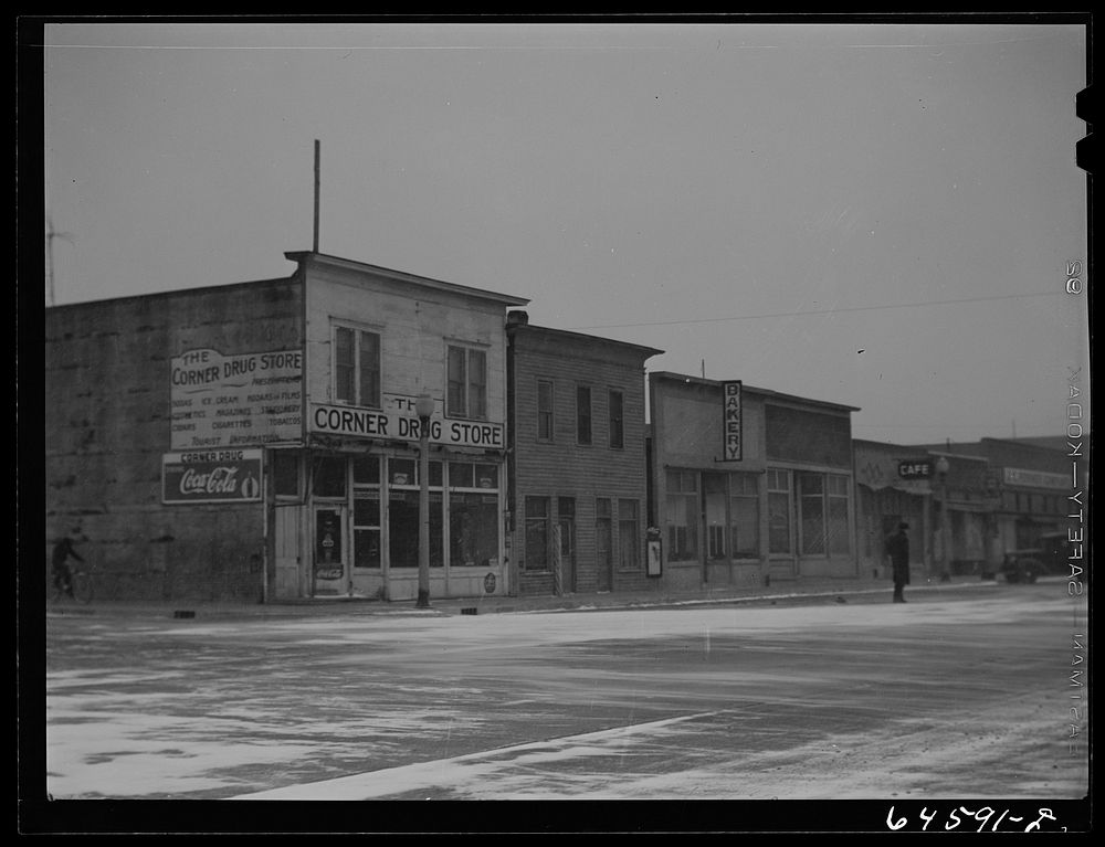 Lemmon, South Dakota. Snow blowing. Free Photo rawpixel