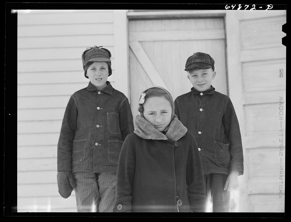 [Untitled photo, possibly related to: Stark County, North Dakota. Rural school]. Sourced from the Library of Congress.