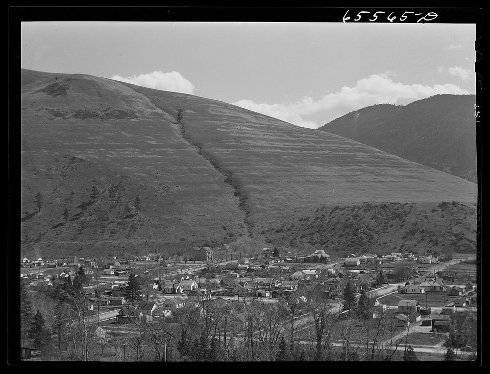 Missoula, Montana. Sourced from the Library of Congress.