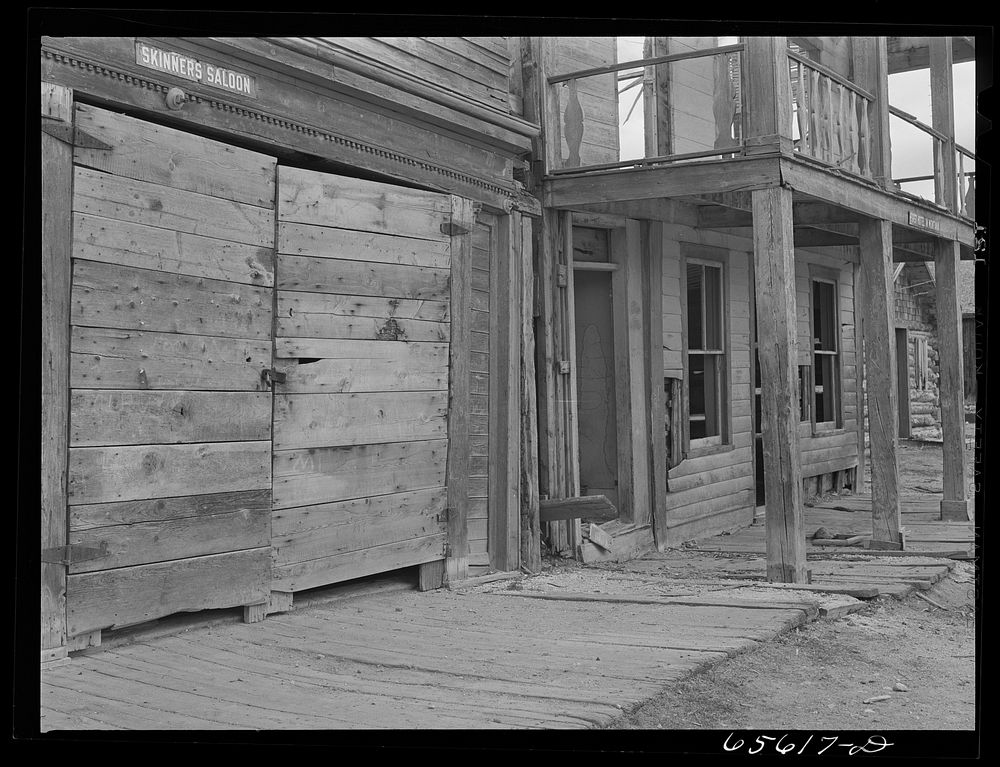 Bannack, Montana. April 1942. John Vachon. Sourced from the Library of Congress.