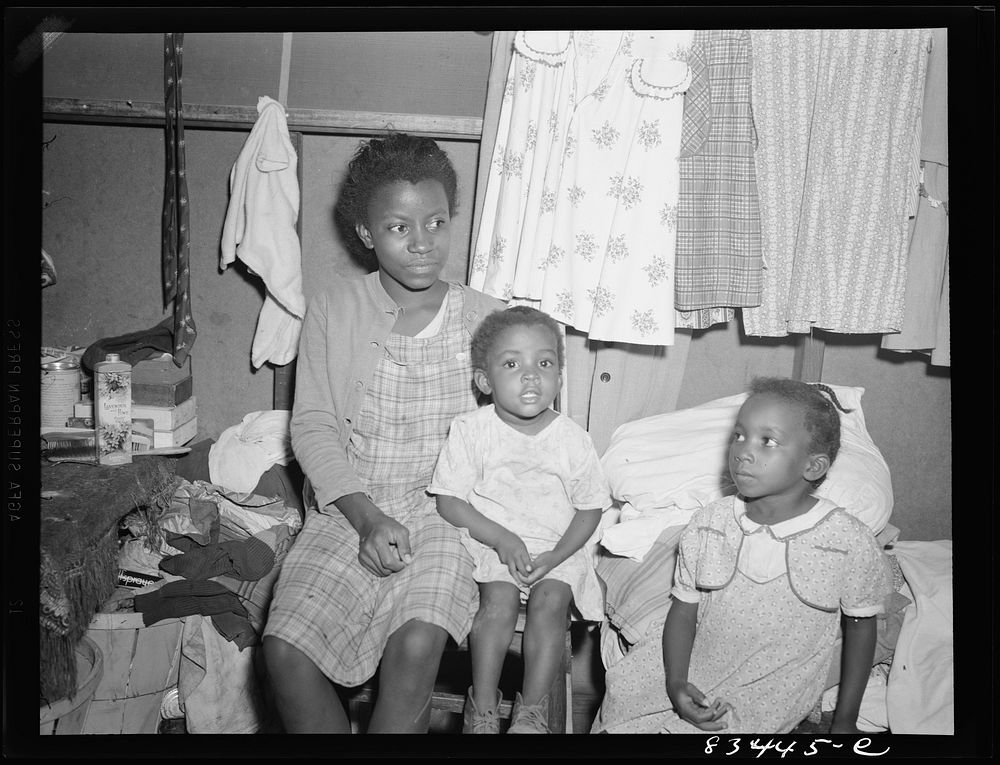 Bridgeton, New Jersey. FSA (Farm Security Administration) agricultural workers' camp. Children of migrant field worker.…