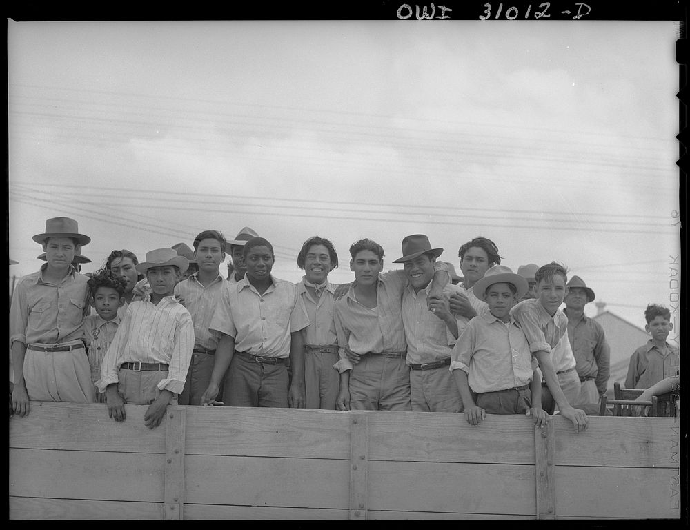 Corpus Christi, Texas. Mexican and  farm labor. Sourced from the Library of Congress.