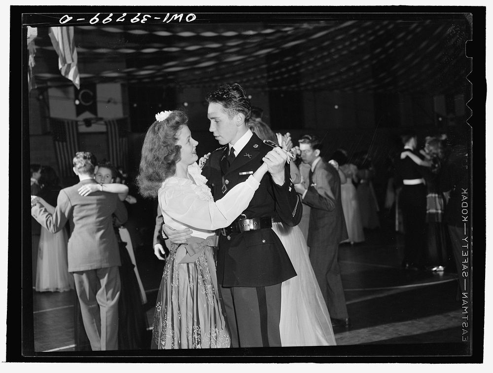 Washington, D.C. Walter Spangenberg at the regimental ball held at Woodrow Wilson High School. Sourced from the Library of…
