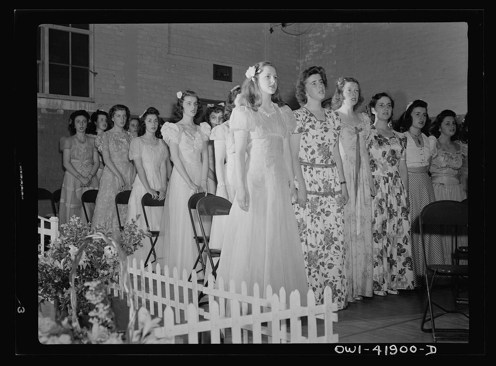 Southington, Connecticut. A highlight in the town's life is the annual girls' glee club recital. Sourced from the Library of…