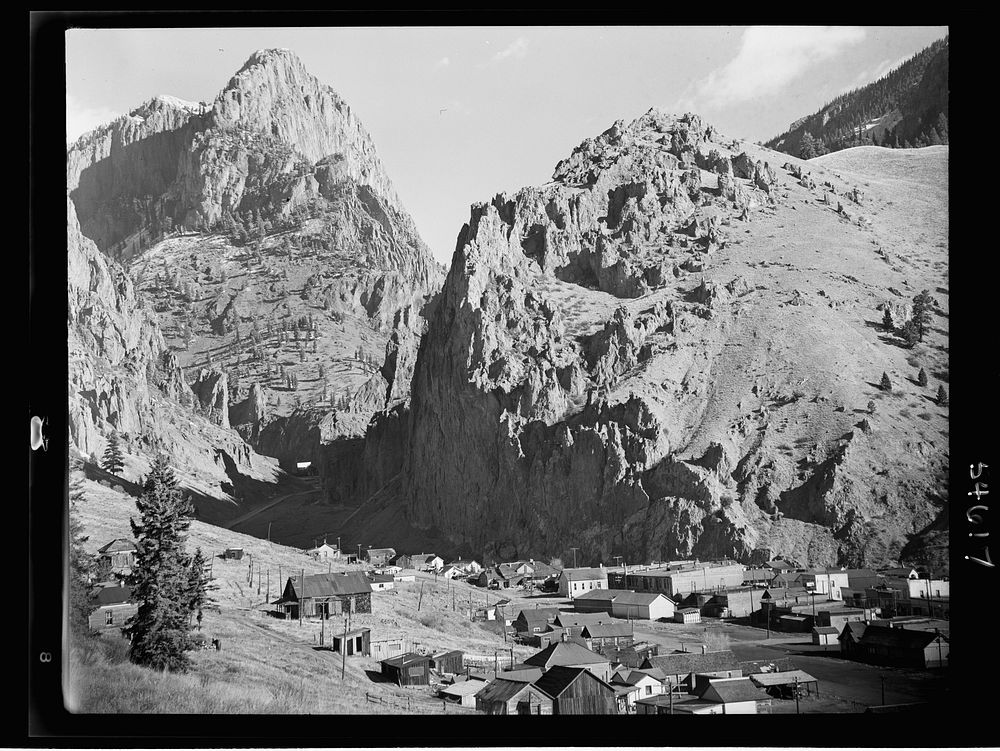 [Untitled photo, possibly related to: Creede, Colorado. Lead and silver mining in a former "ghost town"]. Sourced from the…
