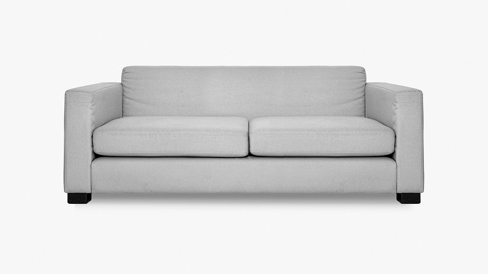 Modern gray sofa living room furniture