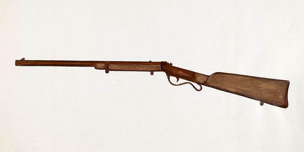 Rifle (ca.1937) by LeRoy Robinson. Original from The National Gallery of Art. Digitally enhanced by rawpixel.